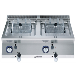 Fritéza PL, 2x7l, bez podstavby, š. 800mm