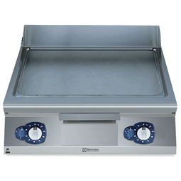 Grilovacia doska PL, 1/1 modul, 800 mm, hladká, brúsený chróm