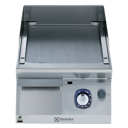 Grilovacia doska PL, 1/2 modul, hladká, brúsený chróm, 400 mm