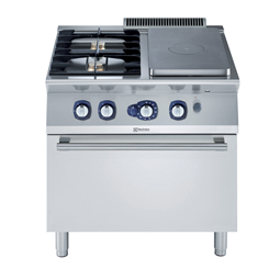 Sporák tálový PL, G2, na plynovej rúre, 800 mm