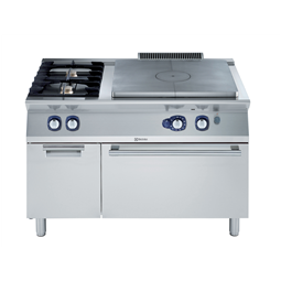 Sporák tálový PL, G2, na plynovej rúre, 1200mm