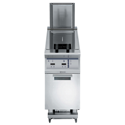 HP fritéza, PL, 1 x 23 l, filtračný systém, na podstavbe, š. 400 mm