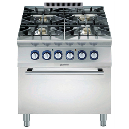 Plynový sporák, 4 horáky, elektrická rúra, š. 800 mm