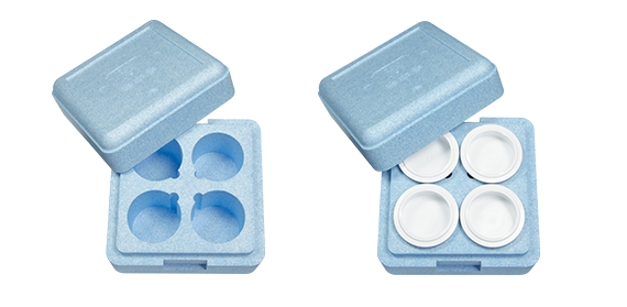 Izolačná prepravka na 4 pacotizačné nádoby