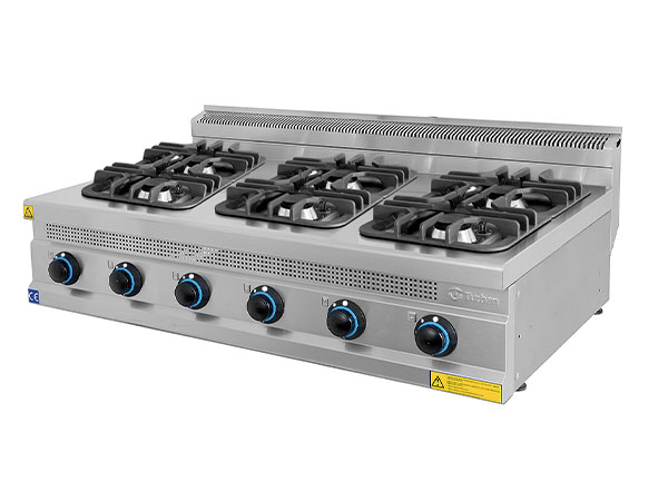 Varidlo plynové - 6 horákov