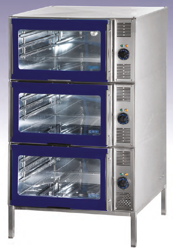 Elektrická statická pec, trojkomorová