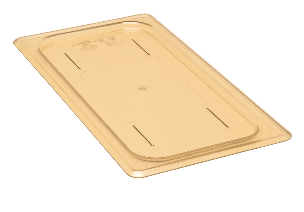 Hladké veko na gastronádobu 1/3, 17,6x32,5 cm, jantár