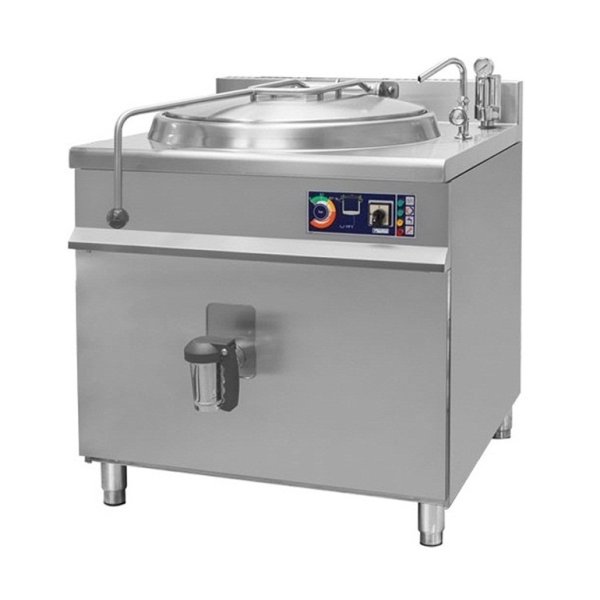 Varný kotol, elektrický, 100 litrový, okrúhly duplikátor