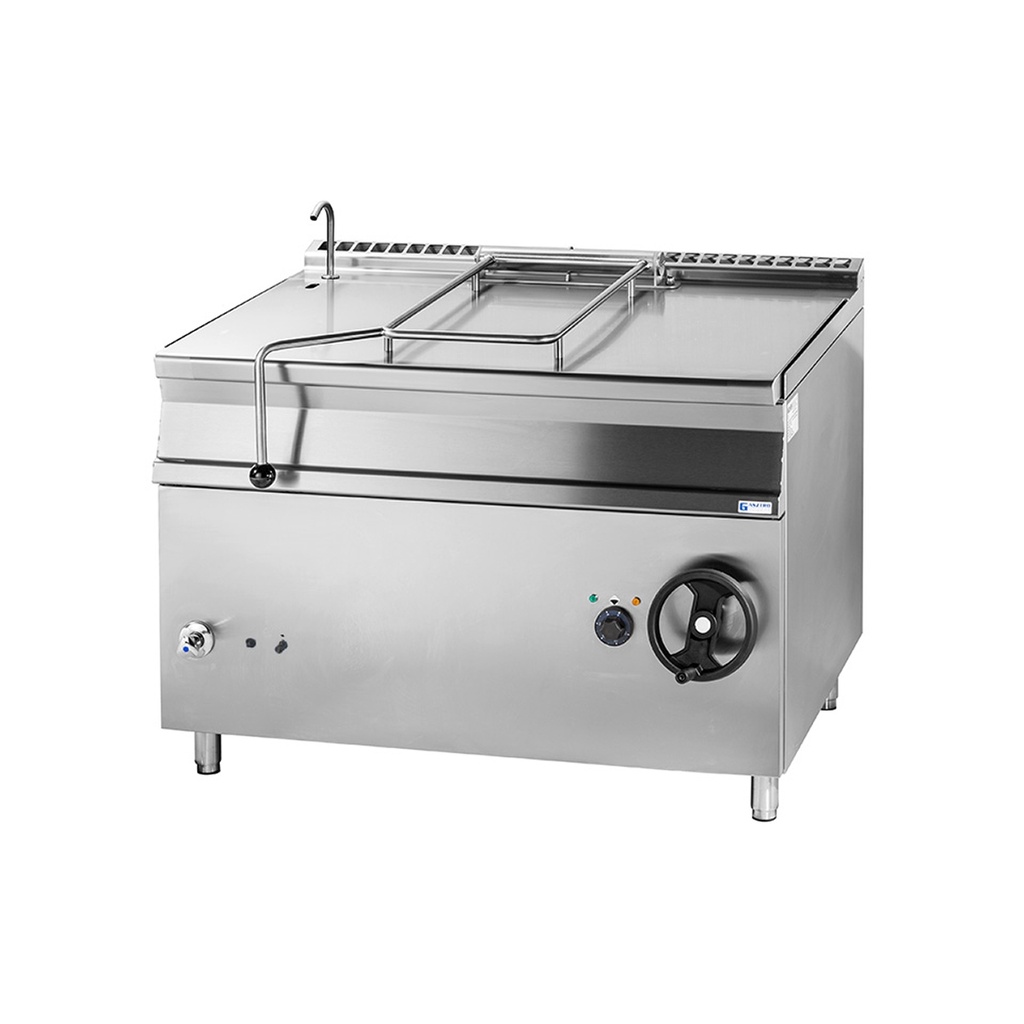 Výklopná panvica, plynová, 120 litrová, nerezové dno