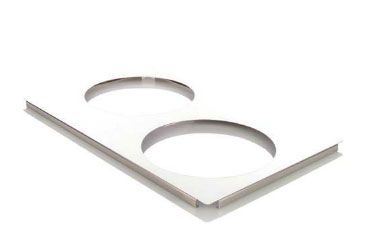 Zásobník na veľké panvice na pečenie a vyprážanie