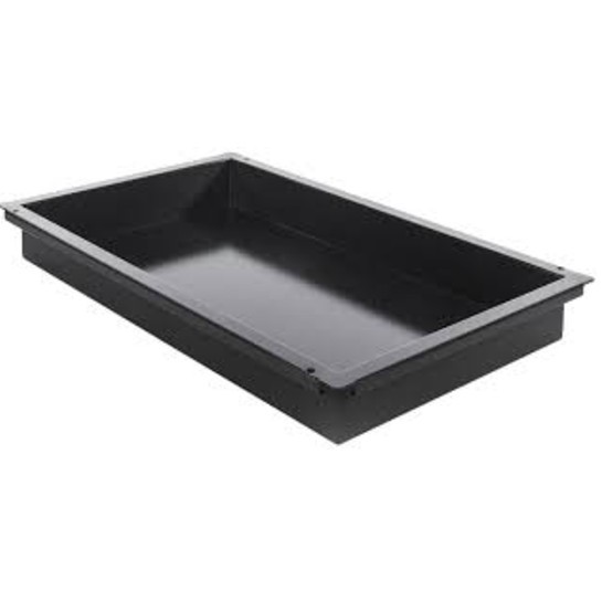 Nádoba 400x600 mm pekárska, 40 mm hlboká,  granitom smaltovaná