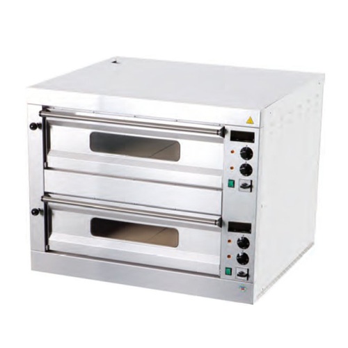 Pec na pizzu 2x9, celošamot., digit. teplomer