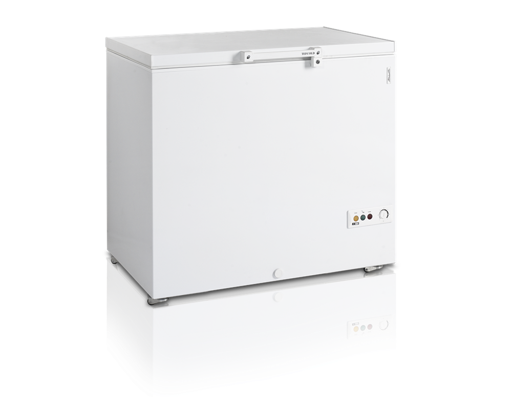 Mraziaca truhlica, plné veko, 278 l, biela