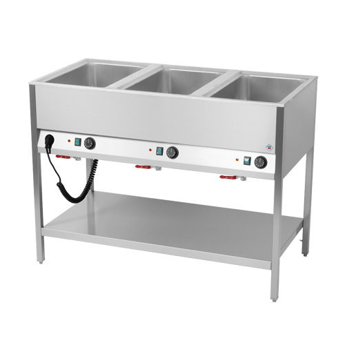 Pult ohrevný, 3xGN1/1