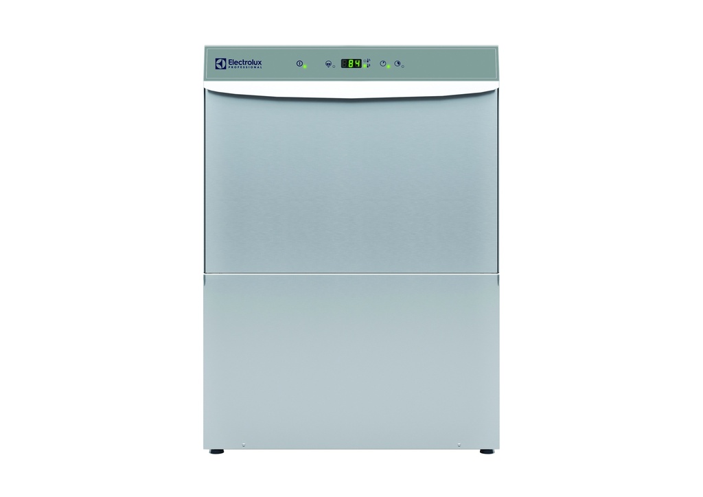 Podpultová umývačka riadu, jednoplášťová, 2 programy, odpadové čerpadlo, 30 košov/hod, 400 V