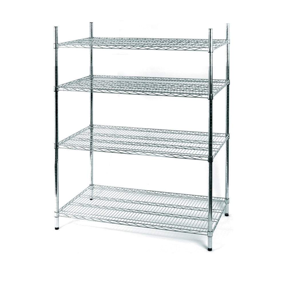 Regál skladový pochromovaný