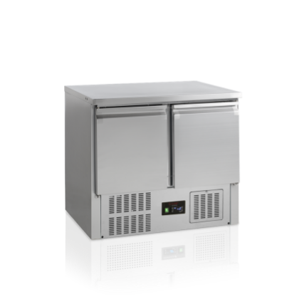 Chladiaci stôl - saladeta, GN 1/1, 2 dverový, nerez