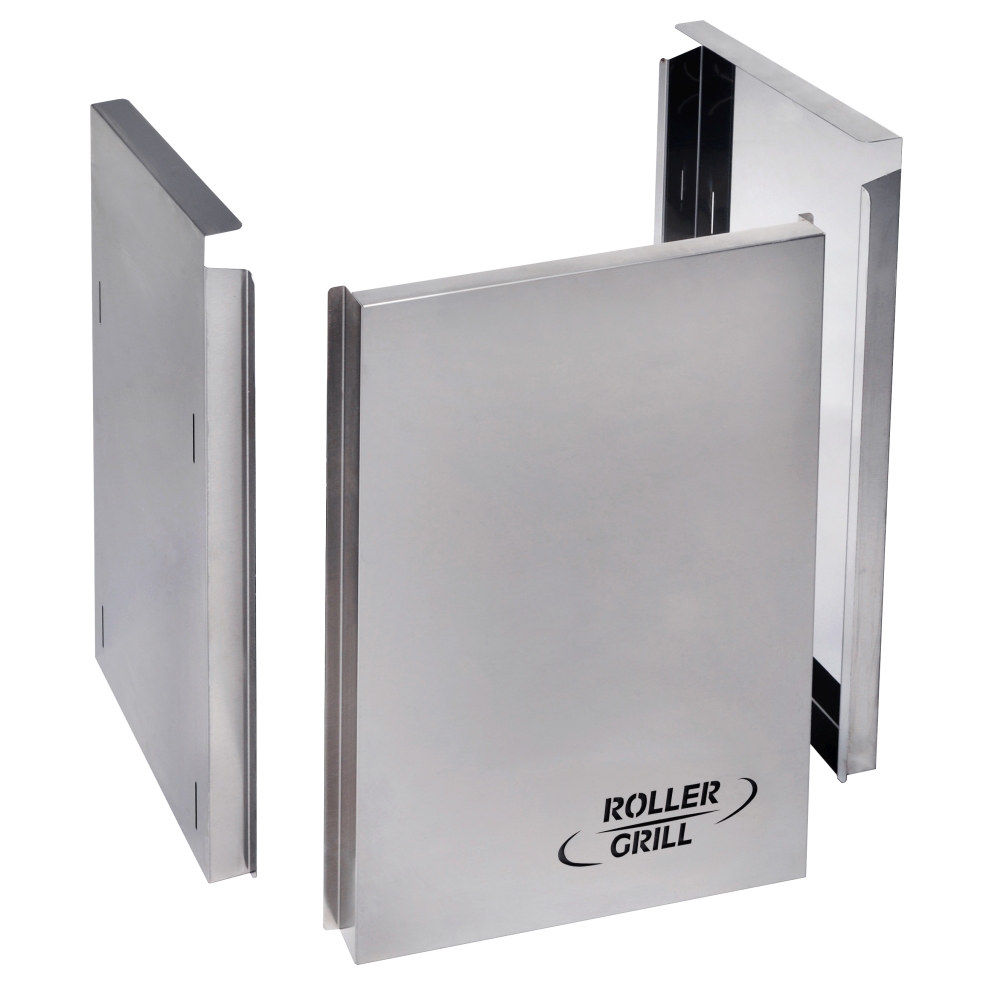 Sada 3 nerezových krytov na vozík CHPS 400