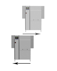 Tunelová košová umývačka, 150 koš/h, ESD, duálny oplach, EL, P>L/L>P