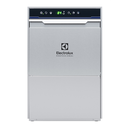 Umývačka skla "S" dvojpláštová, elektronické ovládanie, studený oplach, odpadové čerpadlo, dávkovač, 400 V