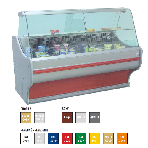 Vitrína chladiaca 555 l