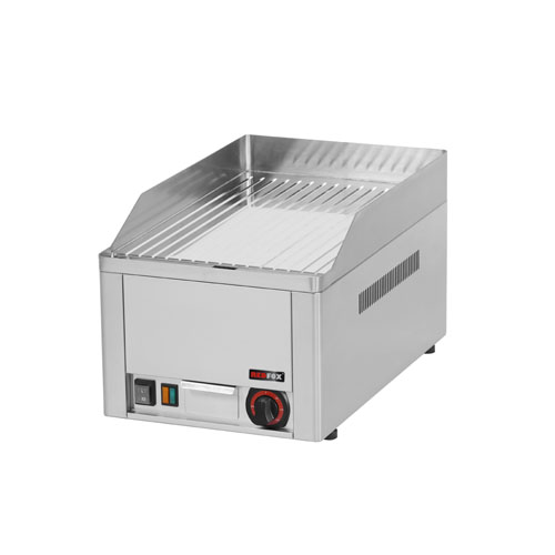 Platňa smažiaca el. ryhovaná chróm.