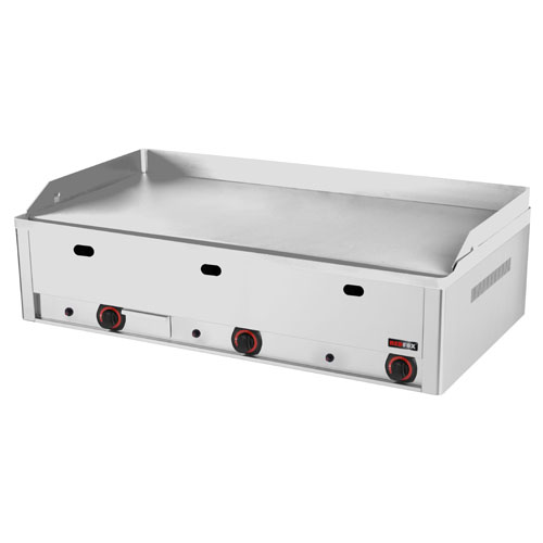 Platňa smažiaca plyn. hladká chróm.