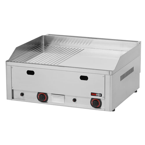 Platňa smažiaca plyn. kombin., chróm.