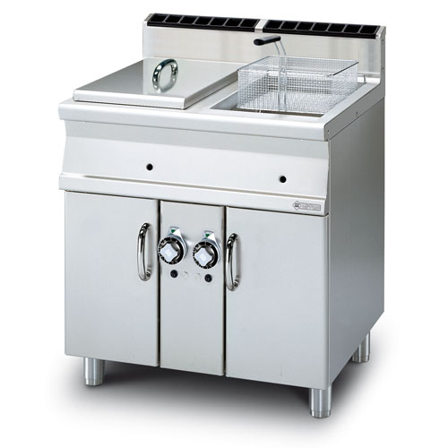 Fritéza plyn. 2x18 l, 800/700