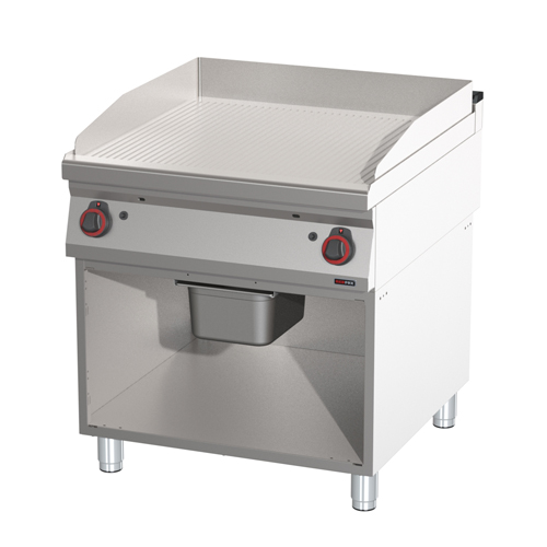 Platňa smažiaca plyn. ryhovaná, 800/900