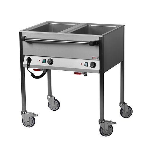 Vozík ohrevný, 2xGN1/1