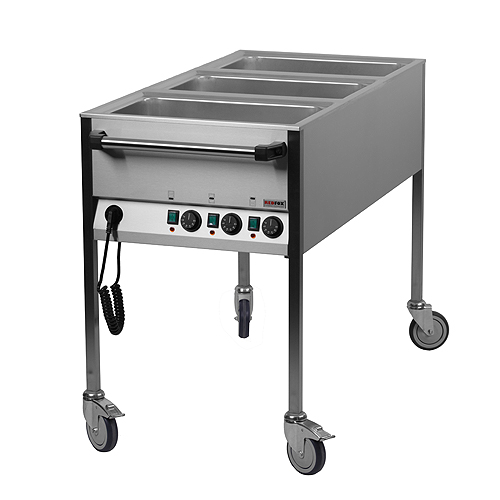 Vozík ohrevný, 3xGN1/1