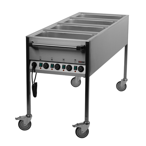 Vozík ohrevný, 4xGN1/1