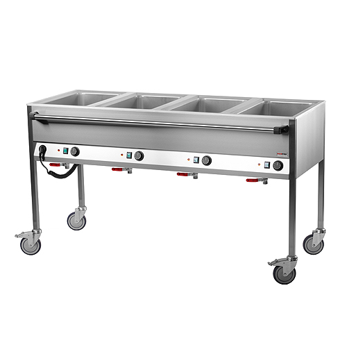 Vozík ohrevný, 4xGN1/1