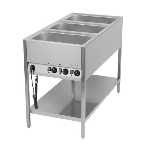 Pult ohrevný, 3xGN1/1