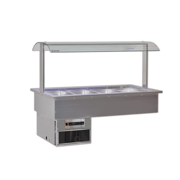 Zabudovateľný chladiaci bufetový stôl SAMBA 4 GN
