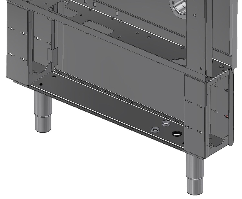 Spodná platňa s nohami