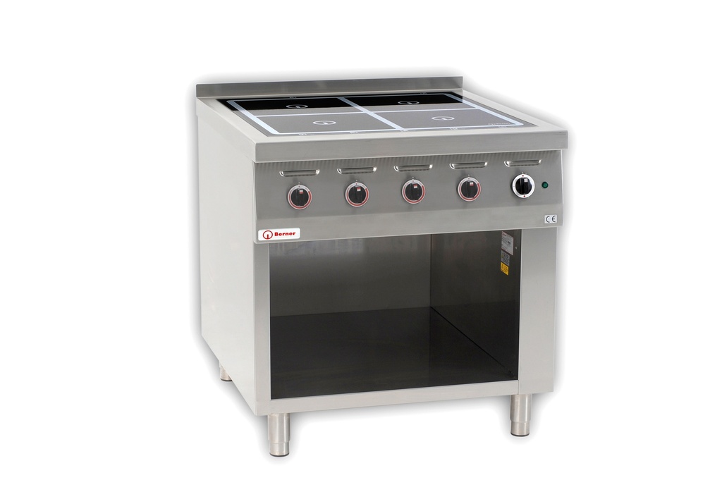 Indukčné varidlo na otvorenej podstavbe - 4 zóny