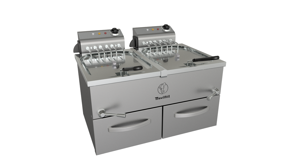 Fritéza s vodnou clonou FHM 10+10