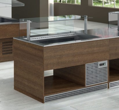 Chladiaci výdajný vozík, ventilovaný, 3xGN1/1