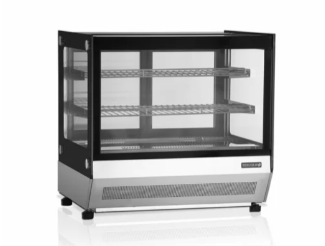 Pultová chladiaca vitrína, 120 l, rovné sklo