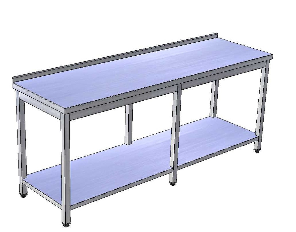 Pracovný stôl veľký s policou