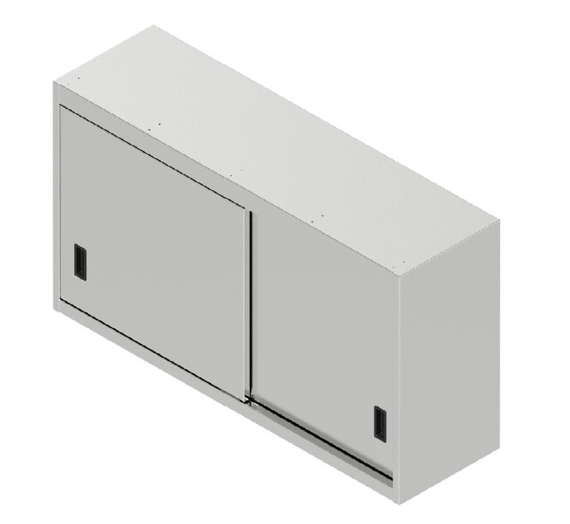 Nástenná skrinka s posuvnými dverami