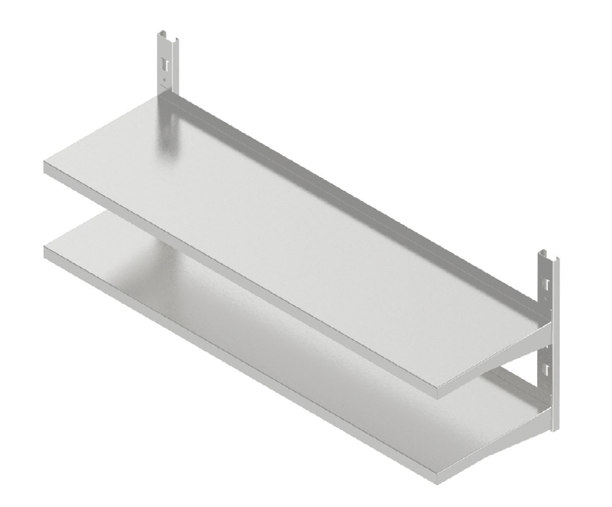 Nástenná dvojpolica