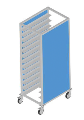 Krytovanie regála - pravá strana