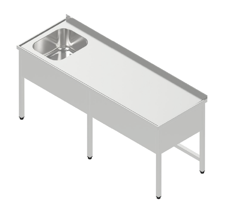 Umývací stôl jednodrez veľký krytovaný