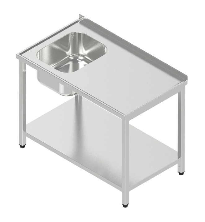 Umývací stôl jednodrez s policou