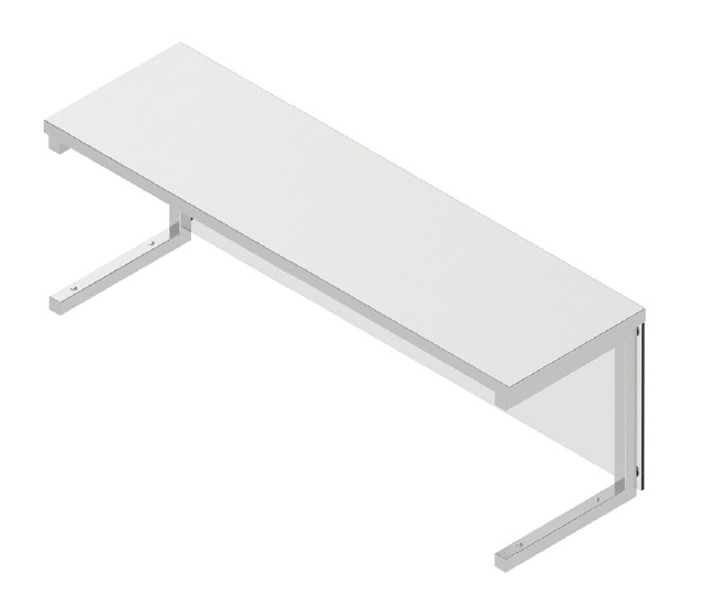 Hygienický zákryt hranatý - vrch nerez