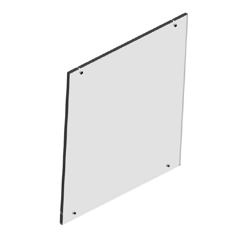 Bočné sklo na hygienický zákryt