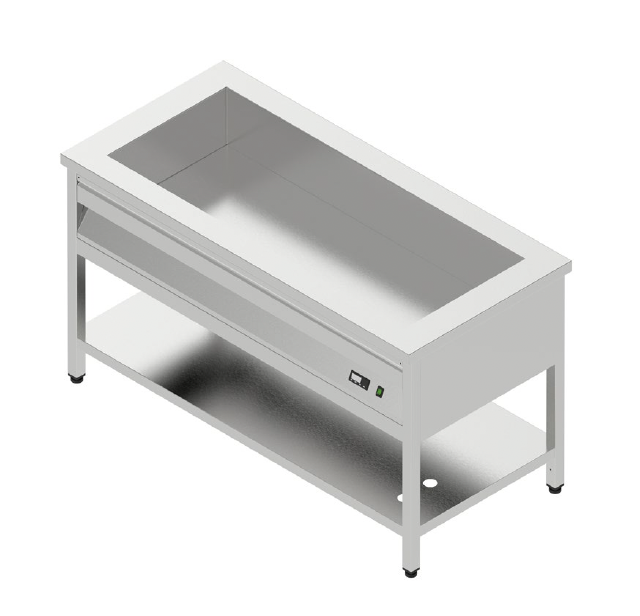 Výdajný ohrevný pult so zváranou vaňou